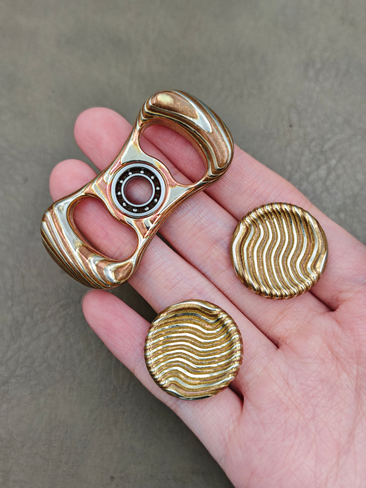 Two-Leaf Horizon Mokume