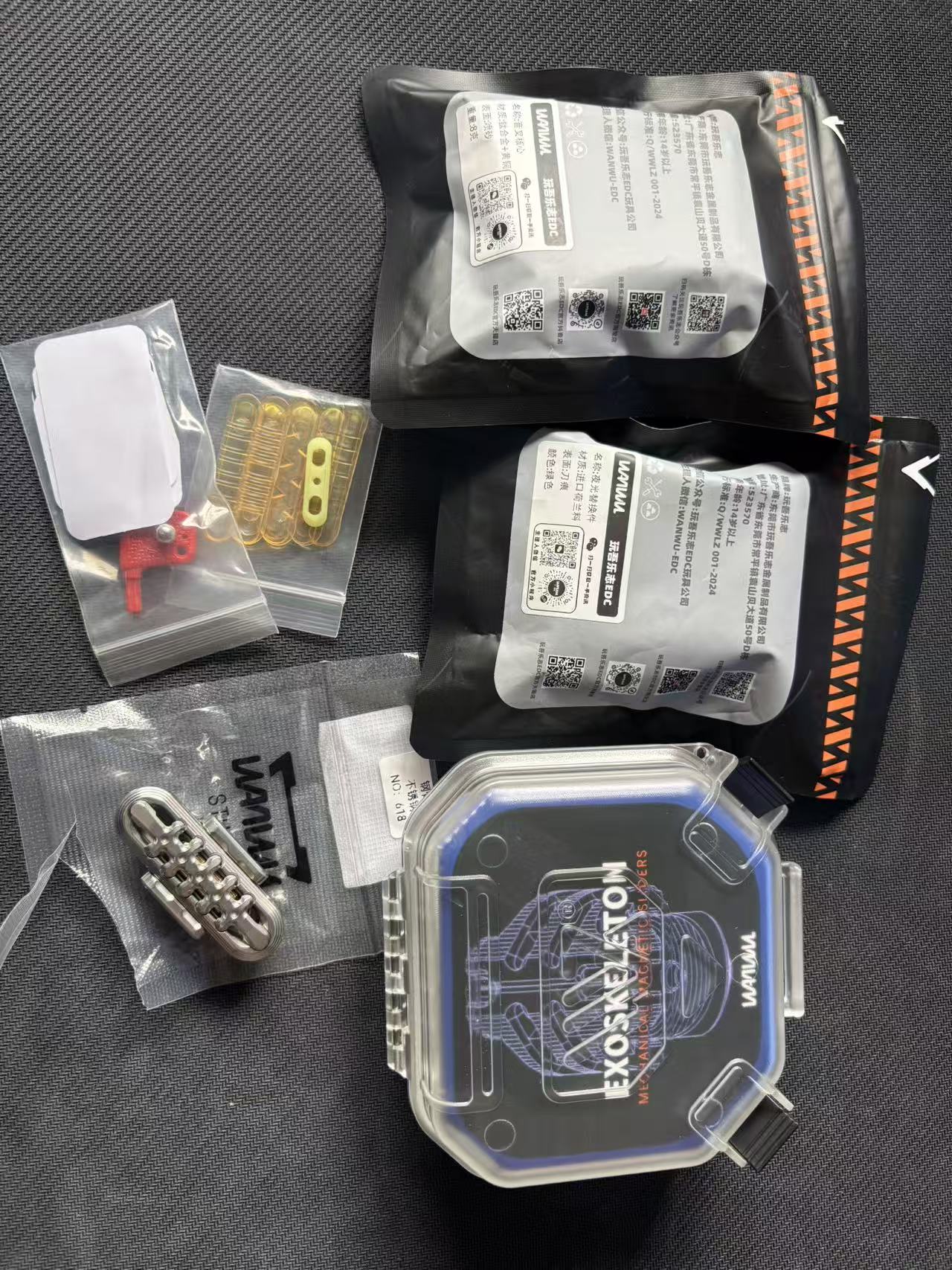 Exoskeleton Magnetic Mechanical Titanium Stainless Steel