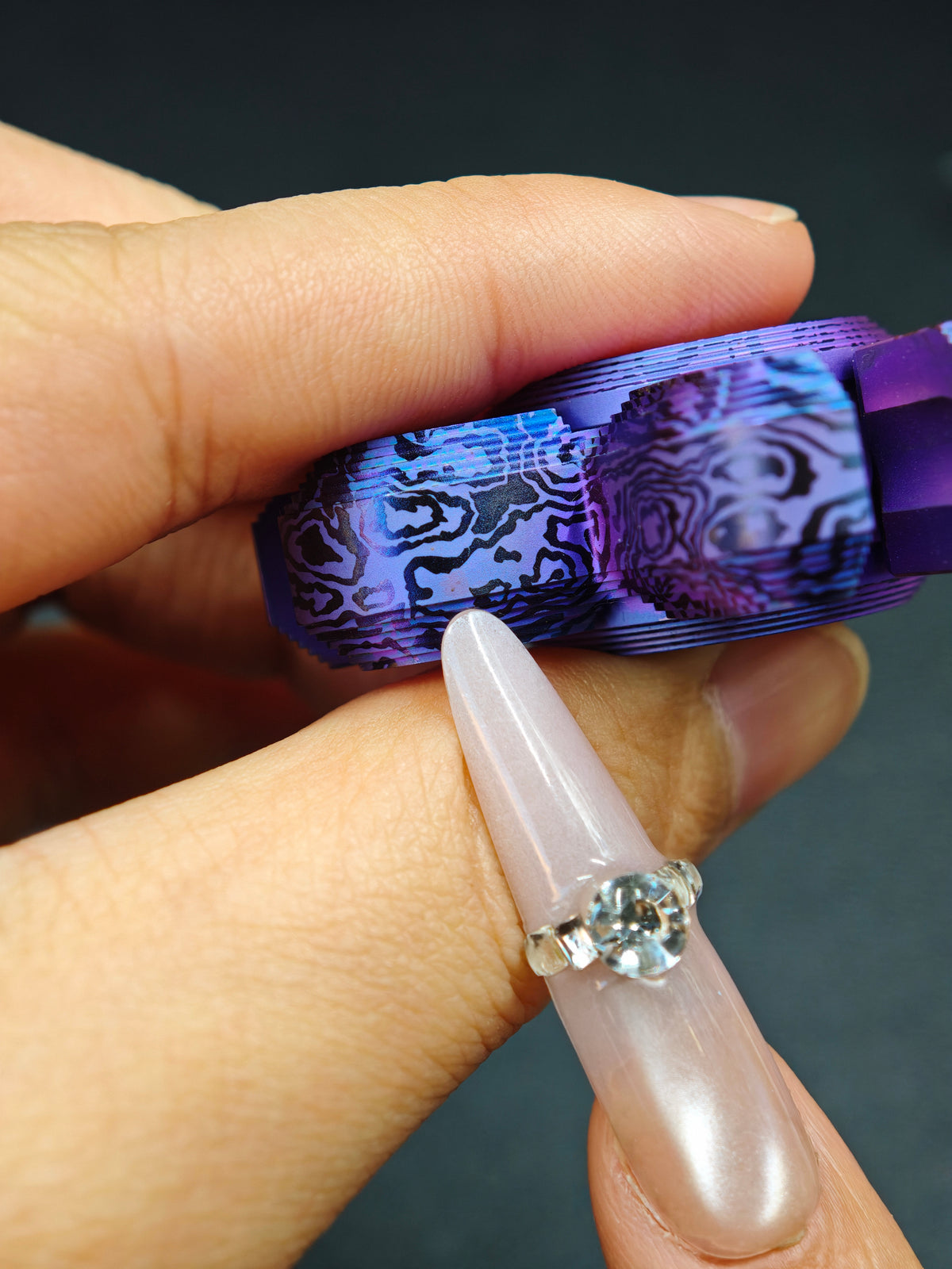 XO Titanium Color-Anodized Engraved