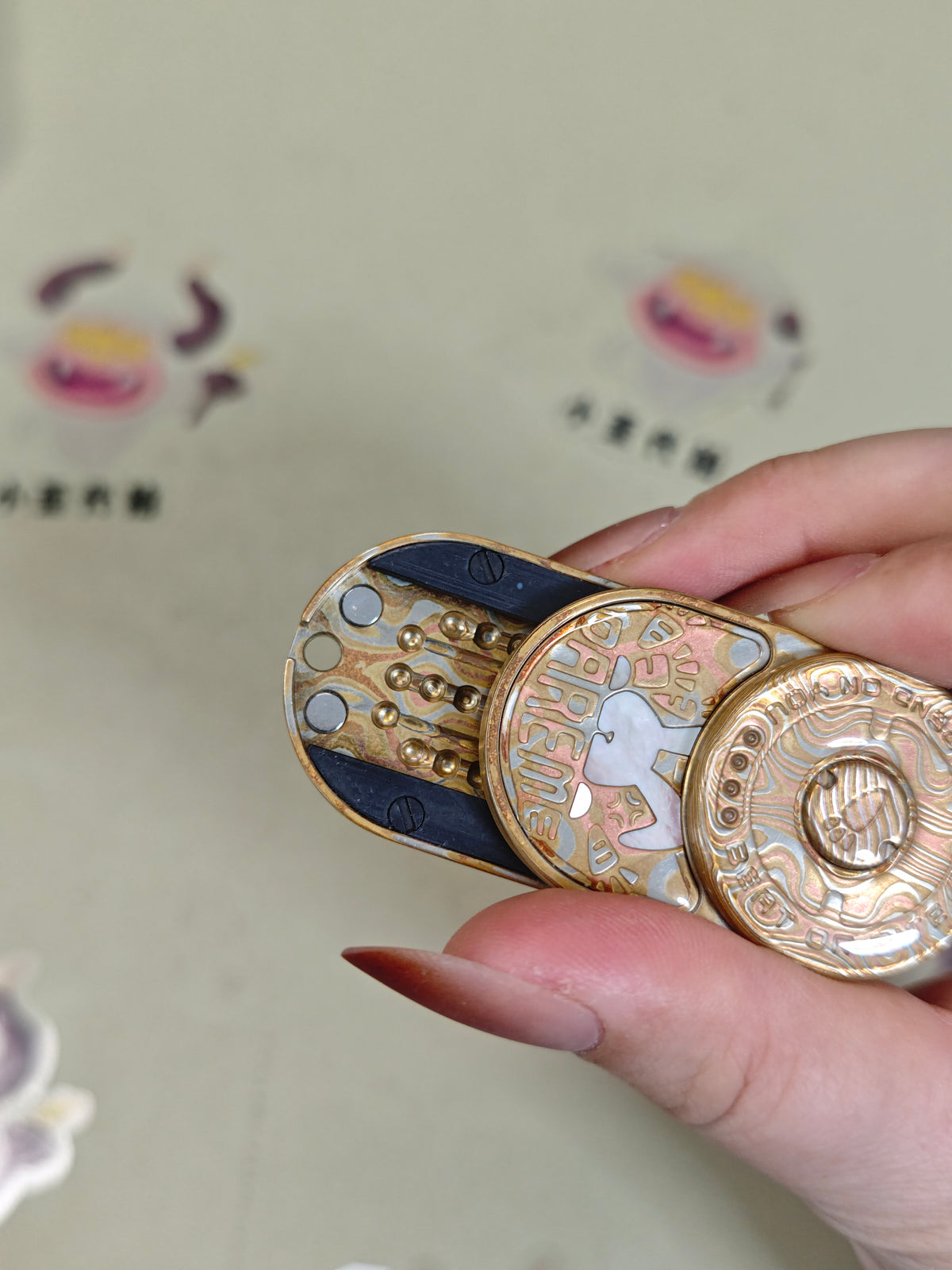 MIX Mokume Resin-Sealed