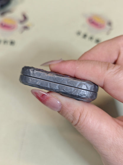 4 Stainless Steel Color-Anodized Stone Textured
