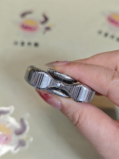 Three-Leaf Horizon Damasteel