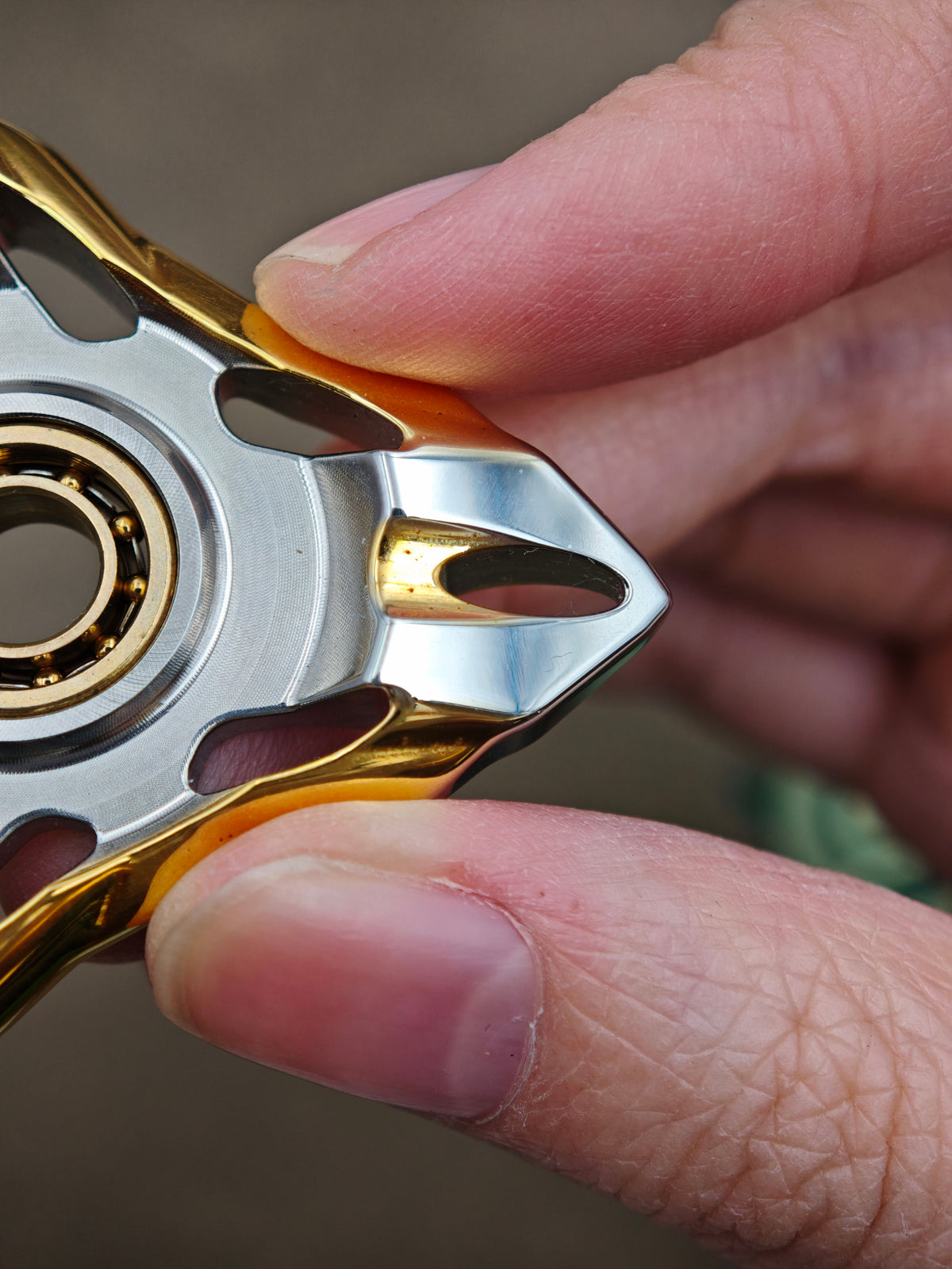 Flash Leap Stainless Steel Gold Plated