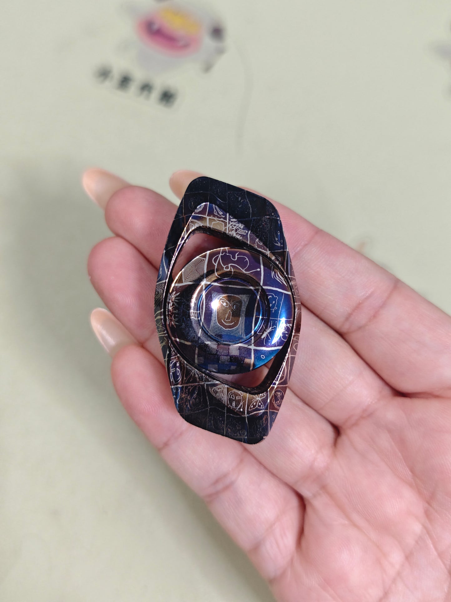 Phantom Dual Leaf Damasteel