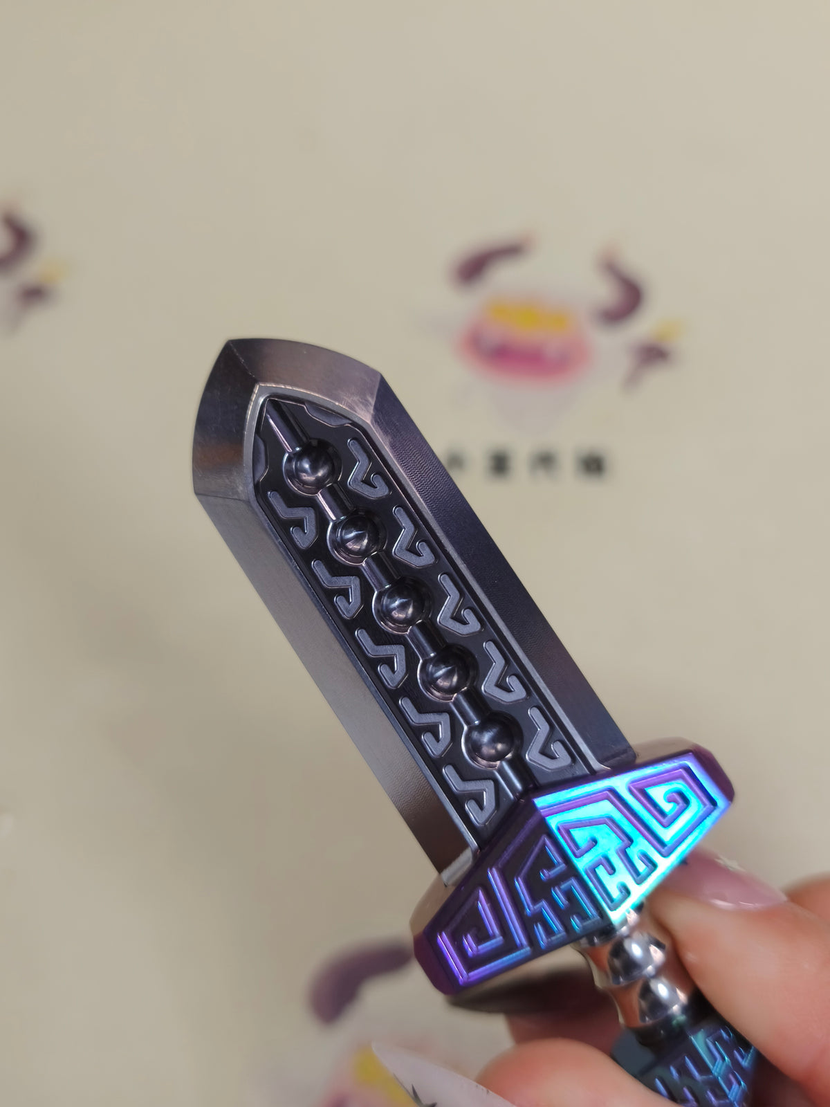 Taia Sword Zirconium Oil Slick