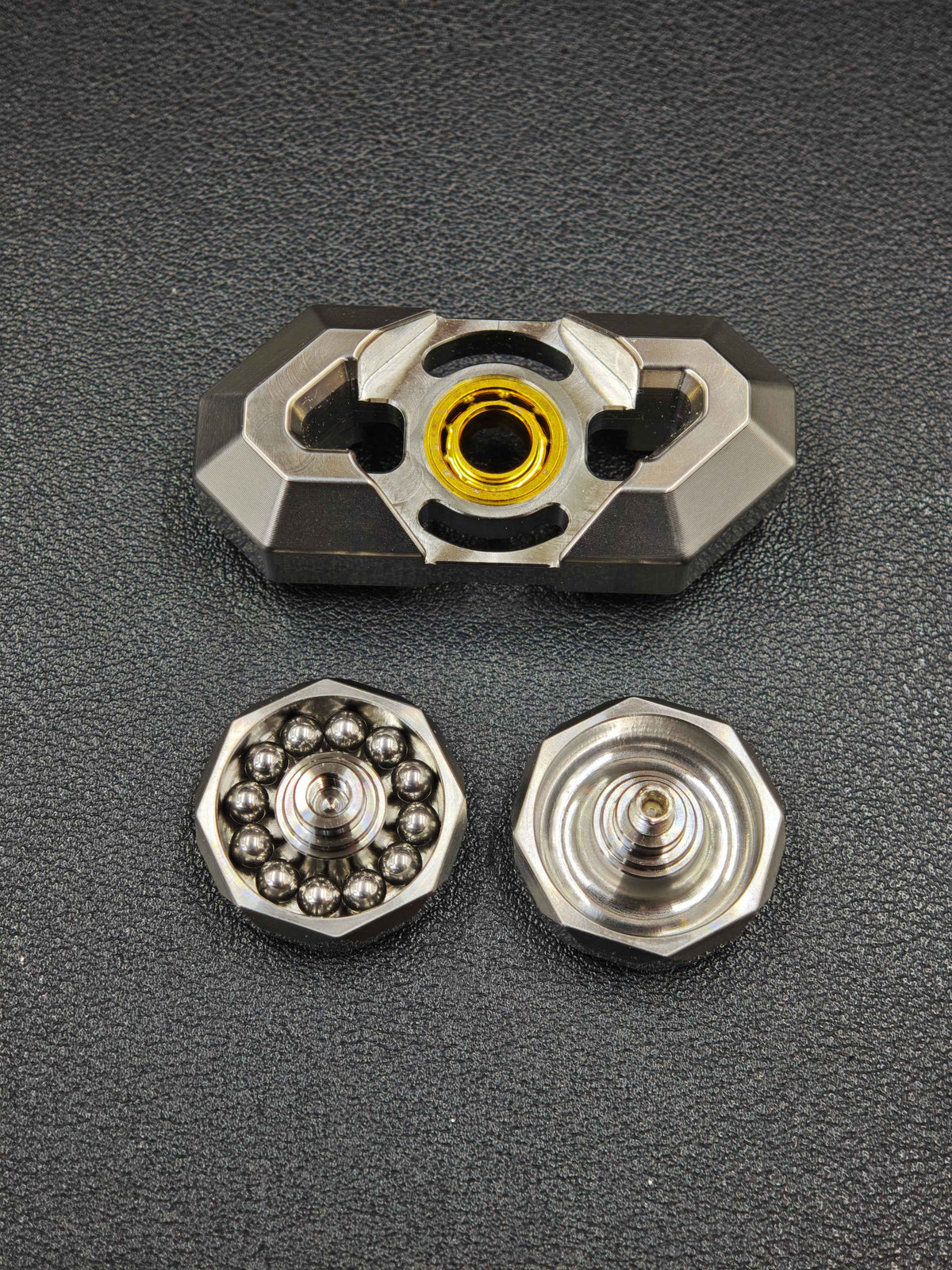 Crystal Twin Leaf Titanium
