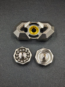 Crystal Twin Leaf Titanium