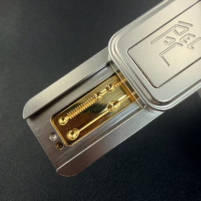 Guilloch Stainless Steel Titanium