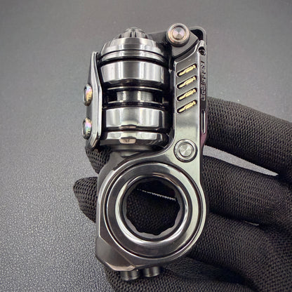Sinian Zirconium Gold Plated Oil Slick