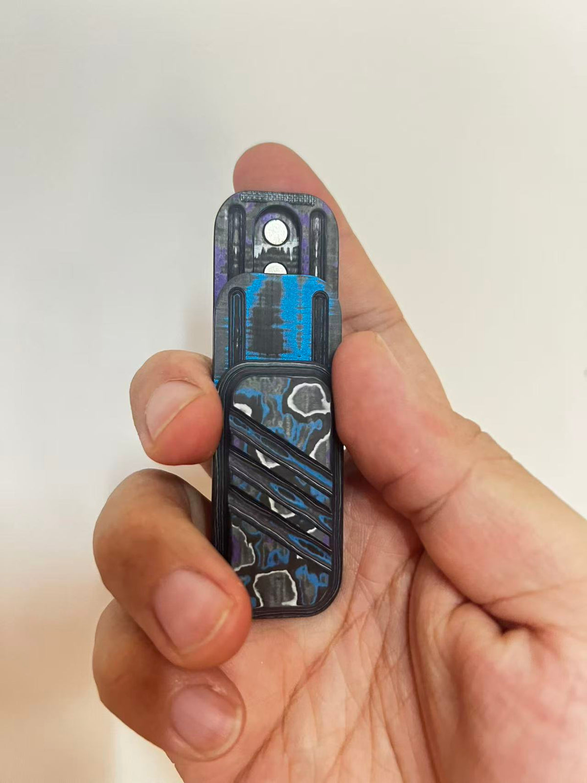 Lucky Candy Carbon Damascus