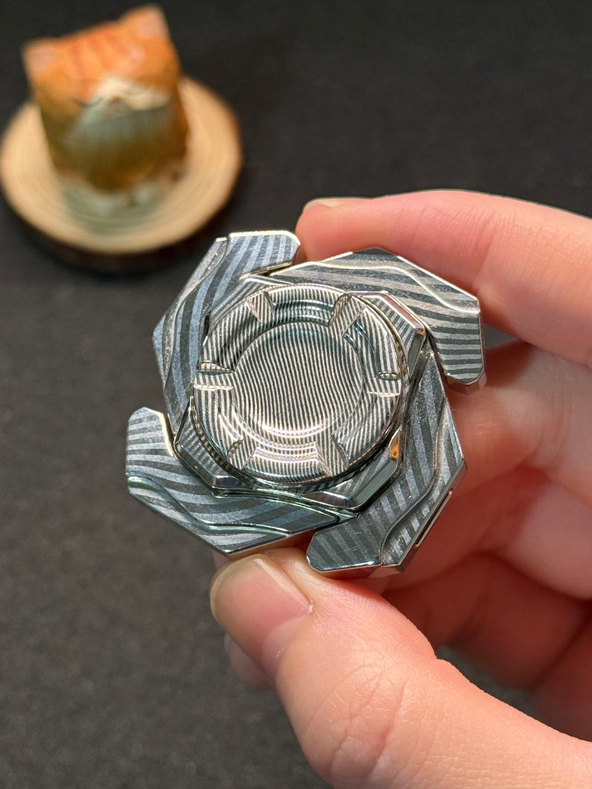 Haze Shell Opening Damasteel