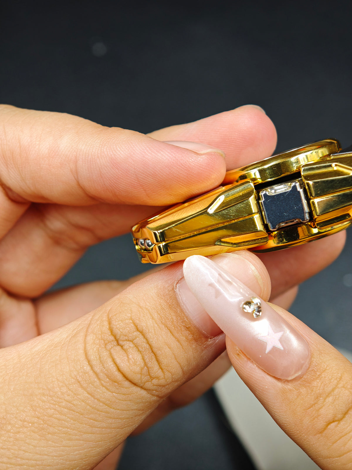 God of Time Stainless Steel Gold Plated