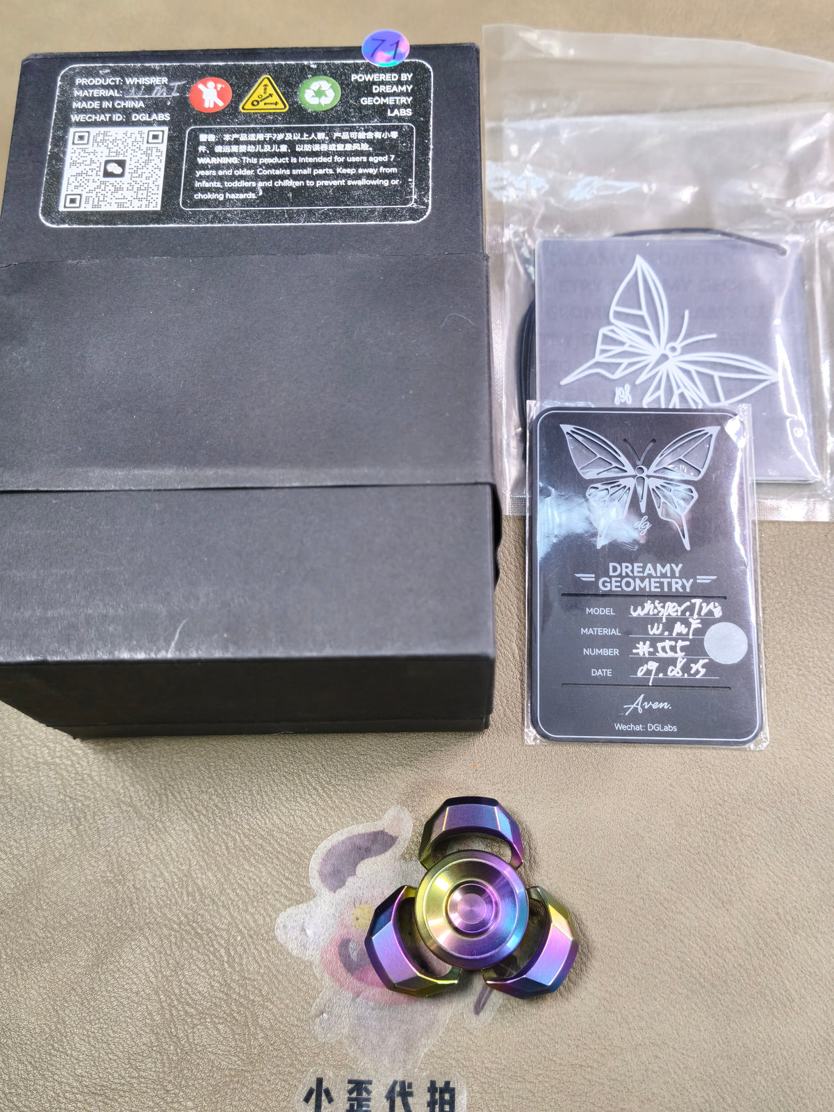Whisper Duo Tungsten Color-Anodized