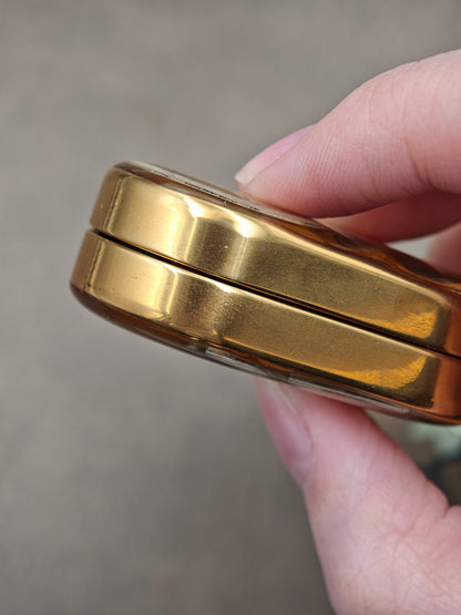 Ripple 2.0 Stainless Steel Gold Plated Resin-Sealed