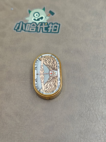 Dragon Rhythm Titanium Gold Plated Resin-Sealed