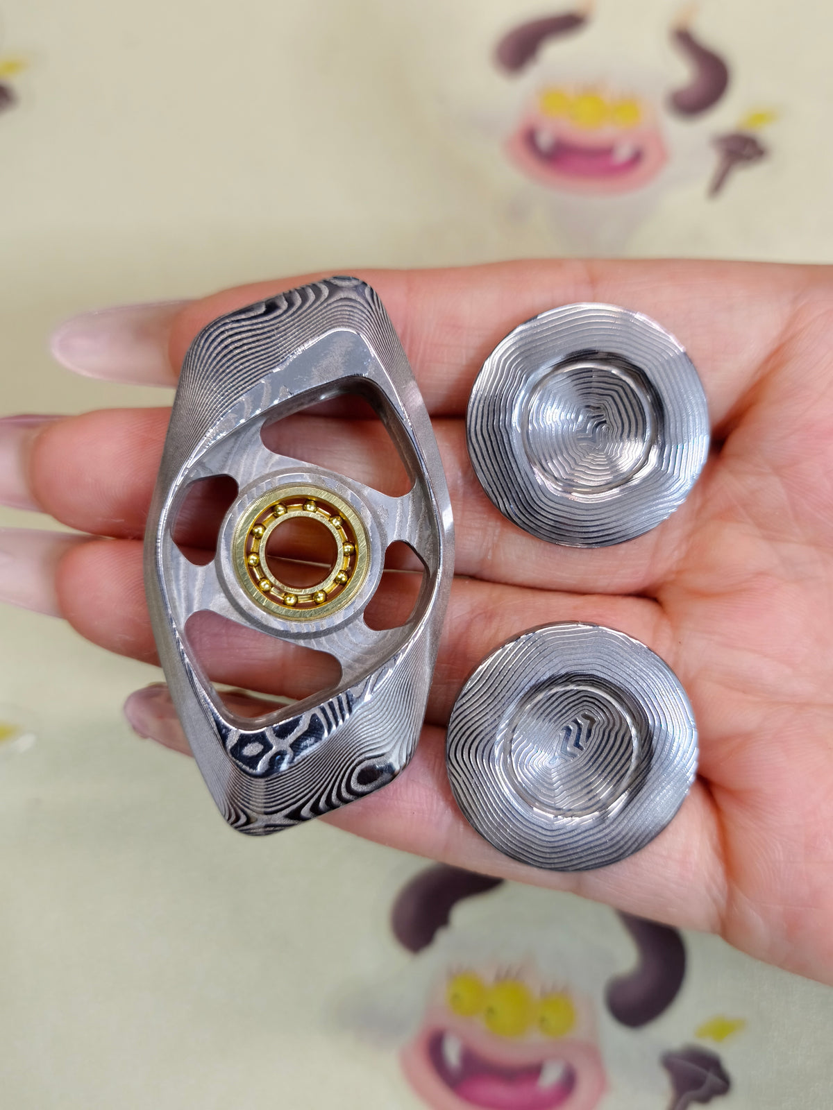 Phantom Dual Leaf Damasteel