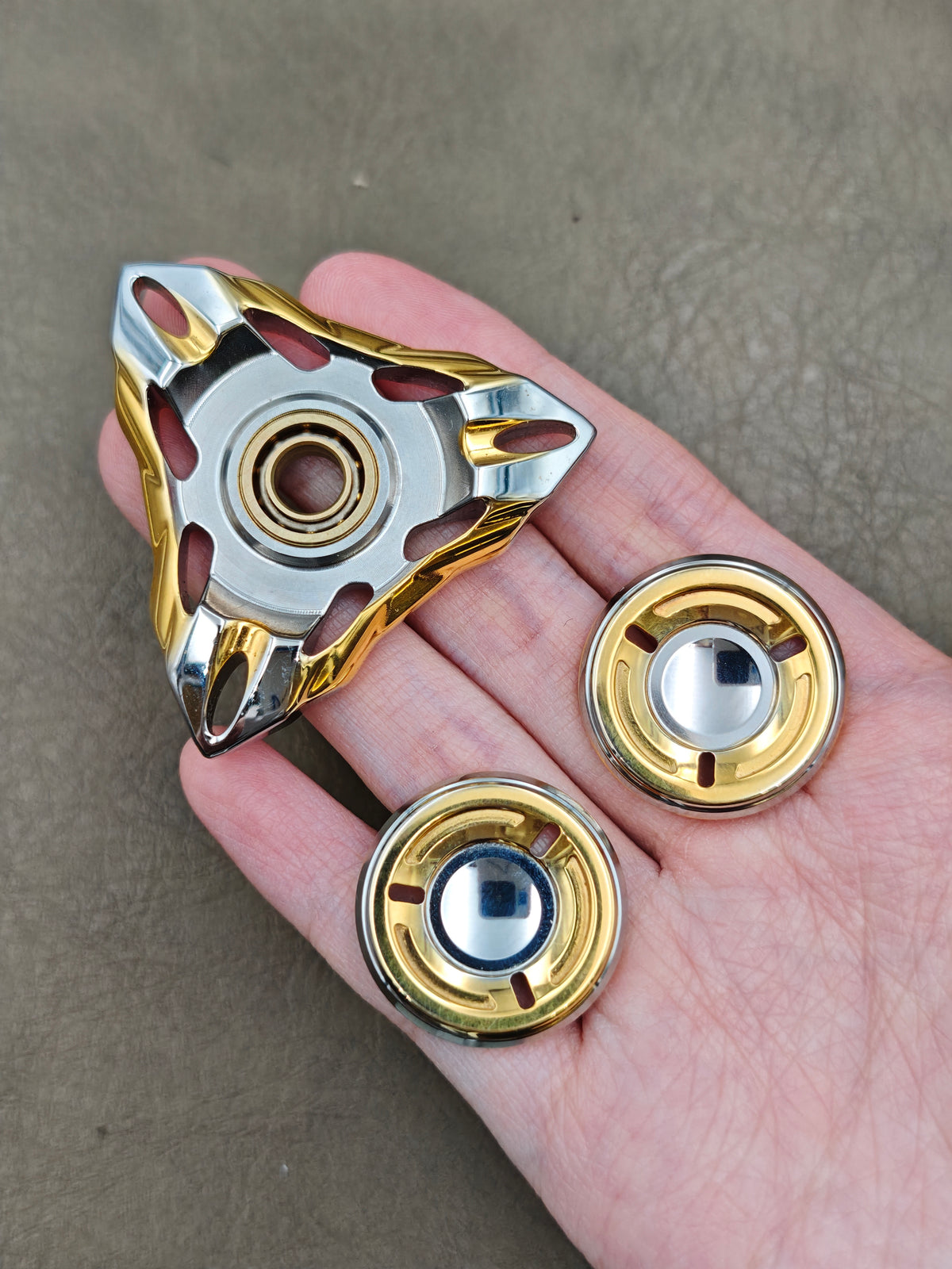 Flash Leap Stainless Steel Gold Plated