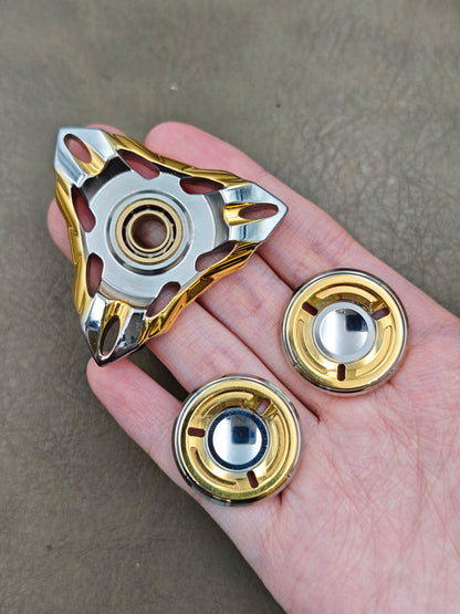 Flash Leap Stainless Steel Gold Plated