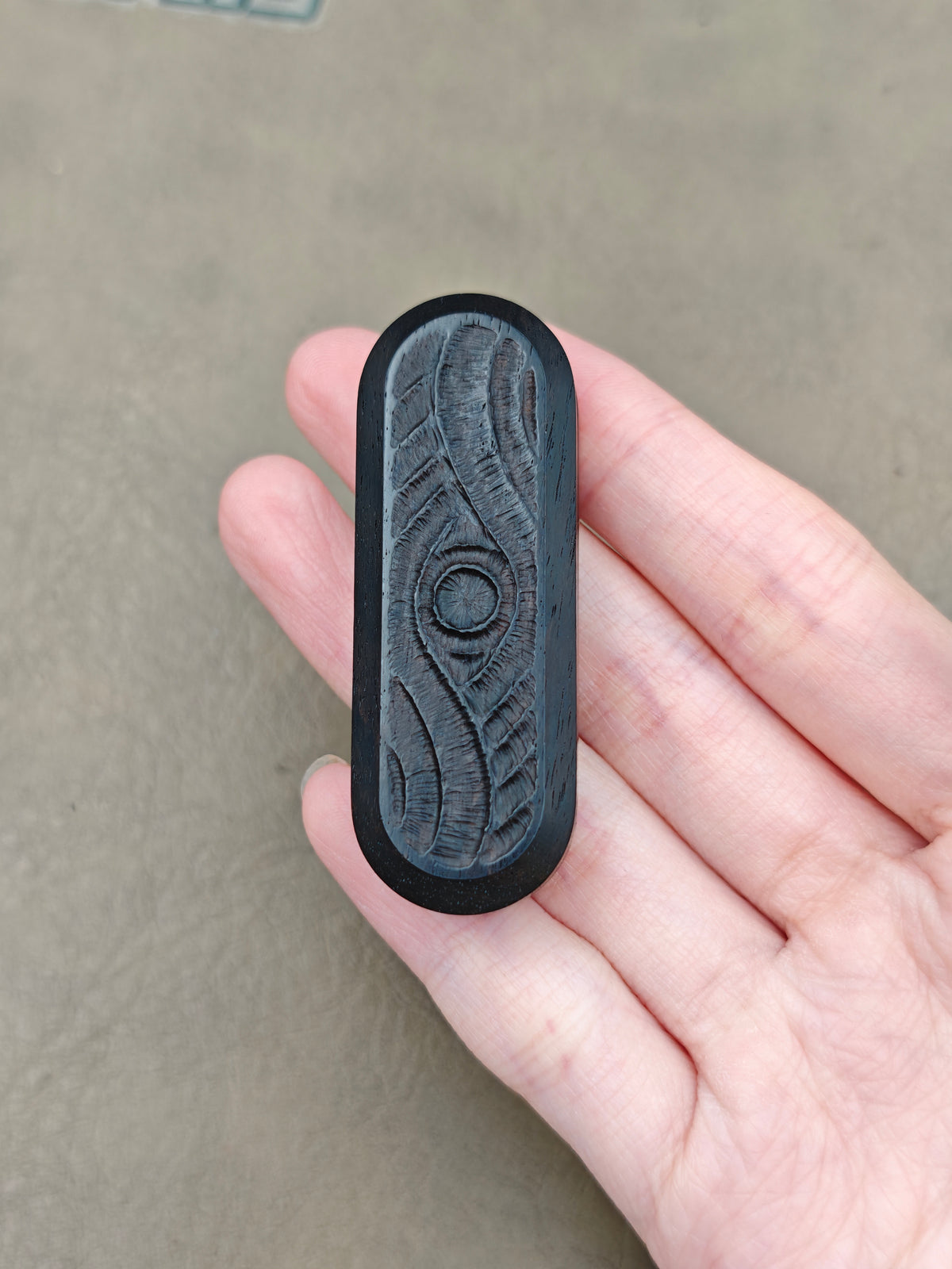 Lucky Draw African Blackwood Engraved