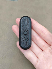 Lucky Draw African Blackwood Engraved