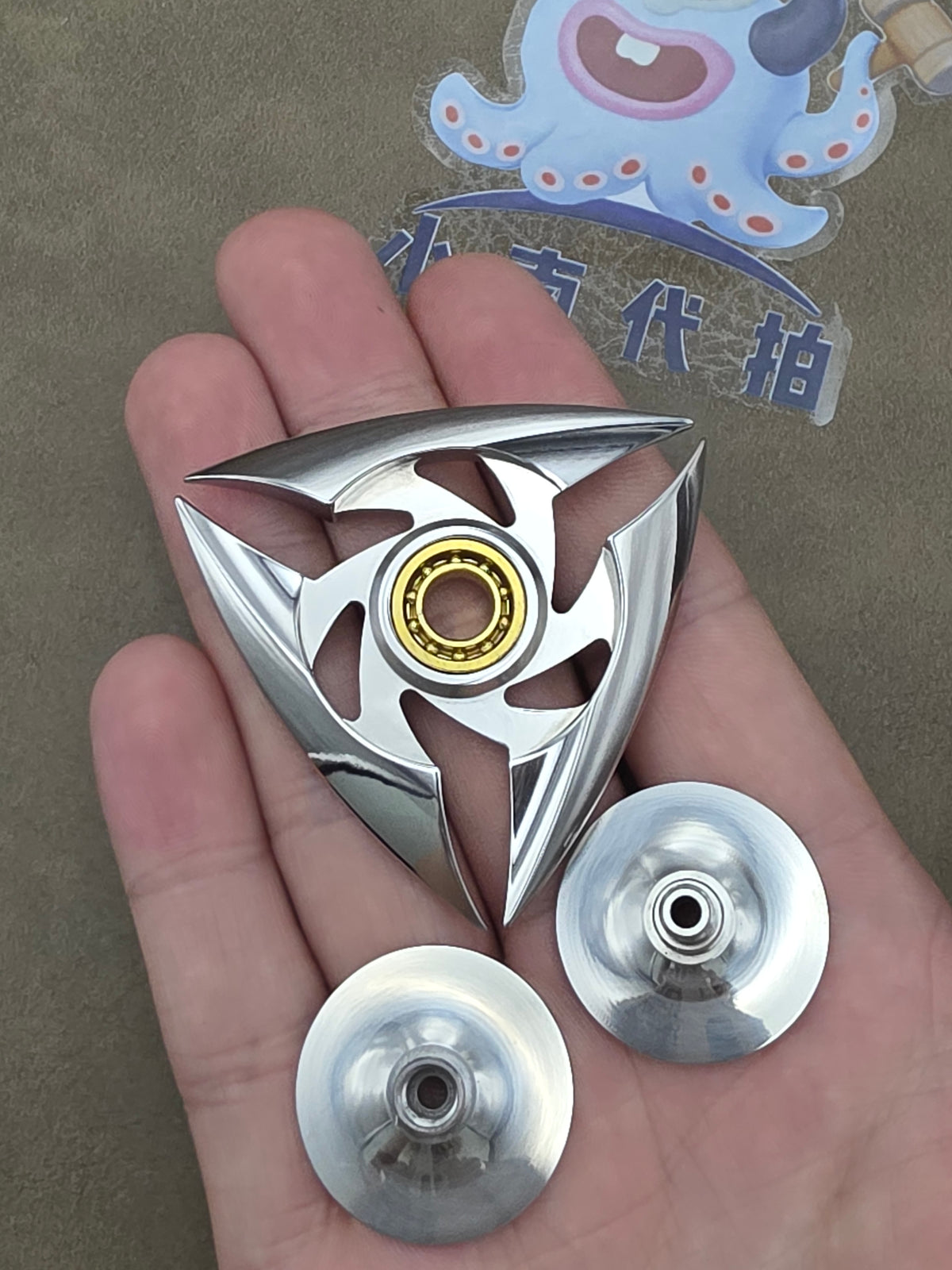 Pinwheel Stainless Steel Polished