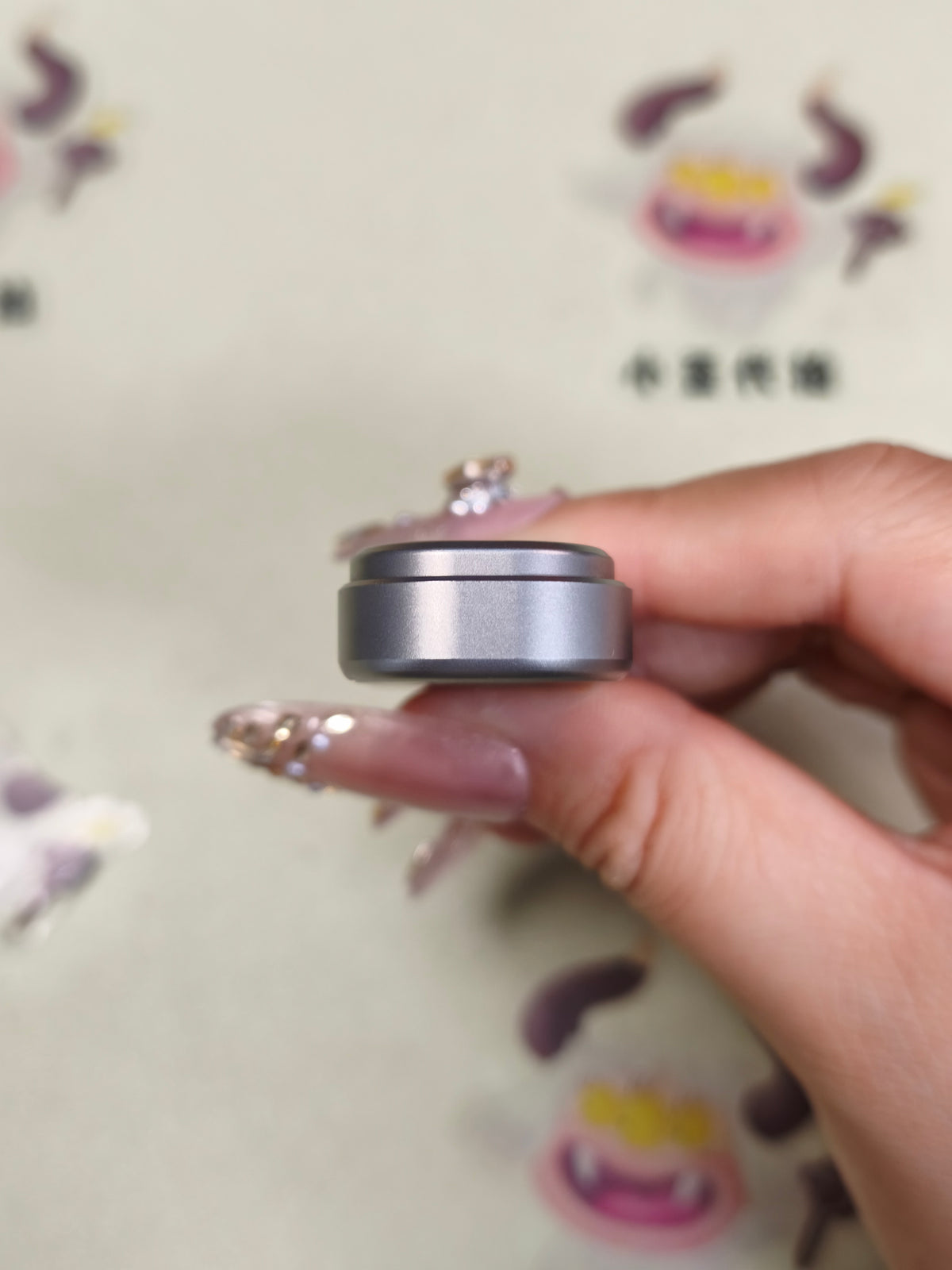 Magpie Luck Titanium Engraved