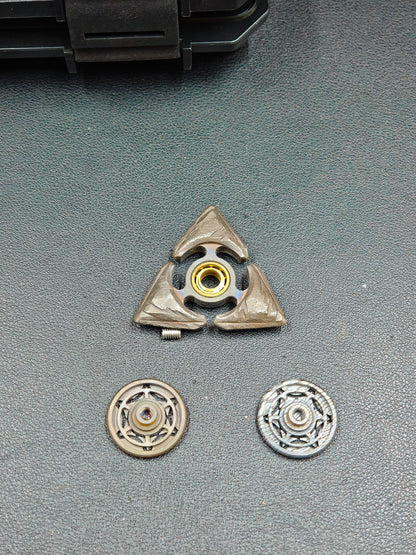 Prism Bearing Cap Stainless Steel Stone Textured