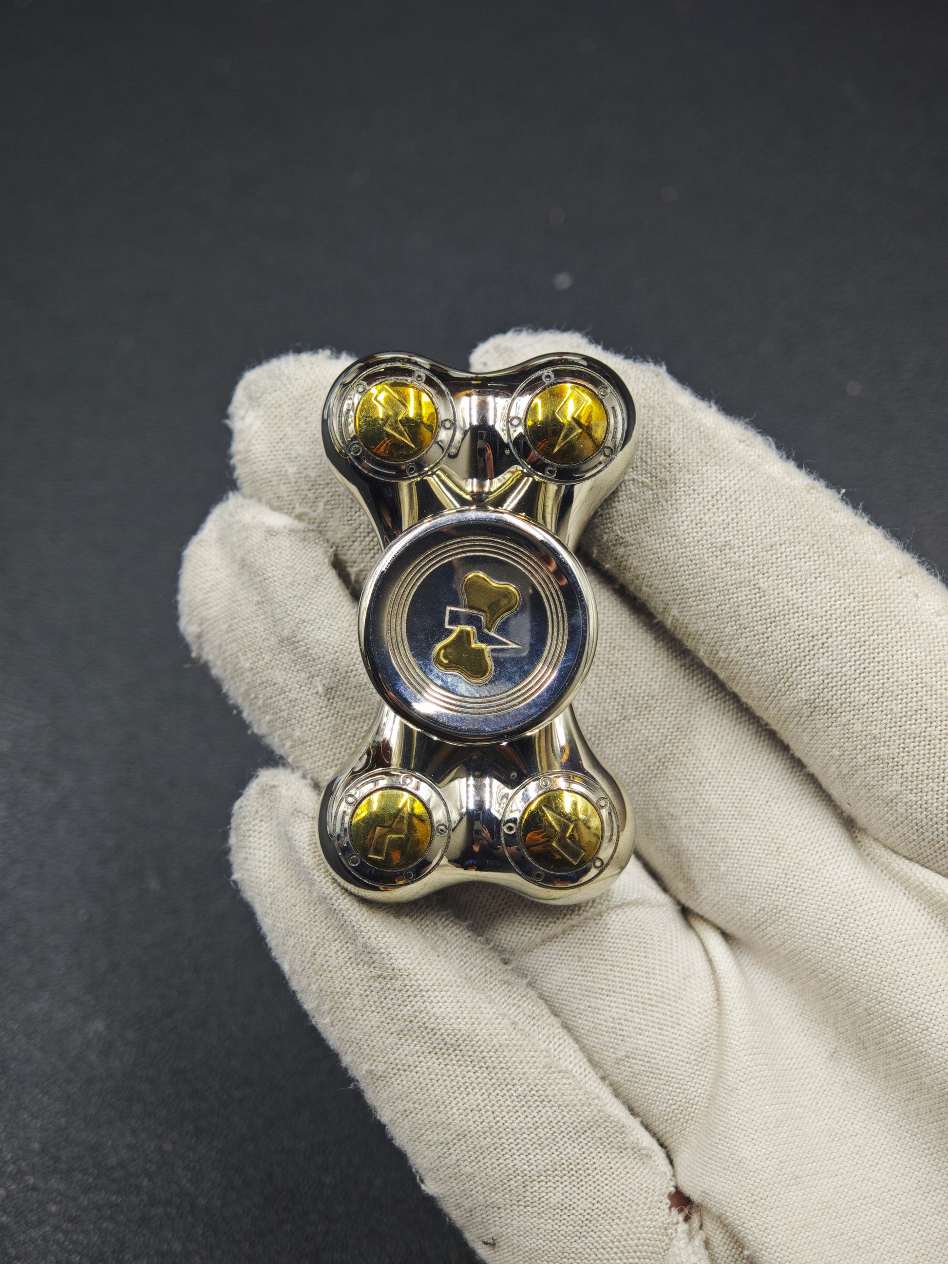 Bone Engraved Cupronickel Brass