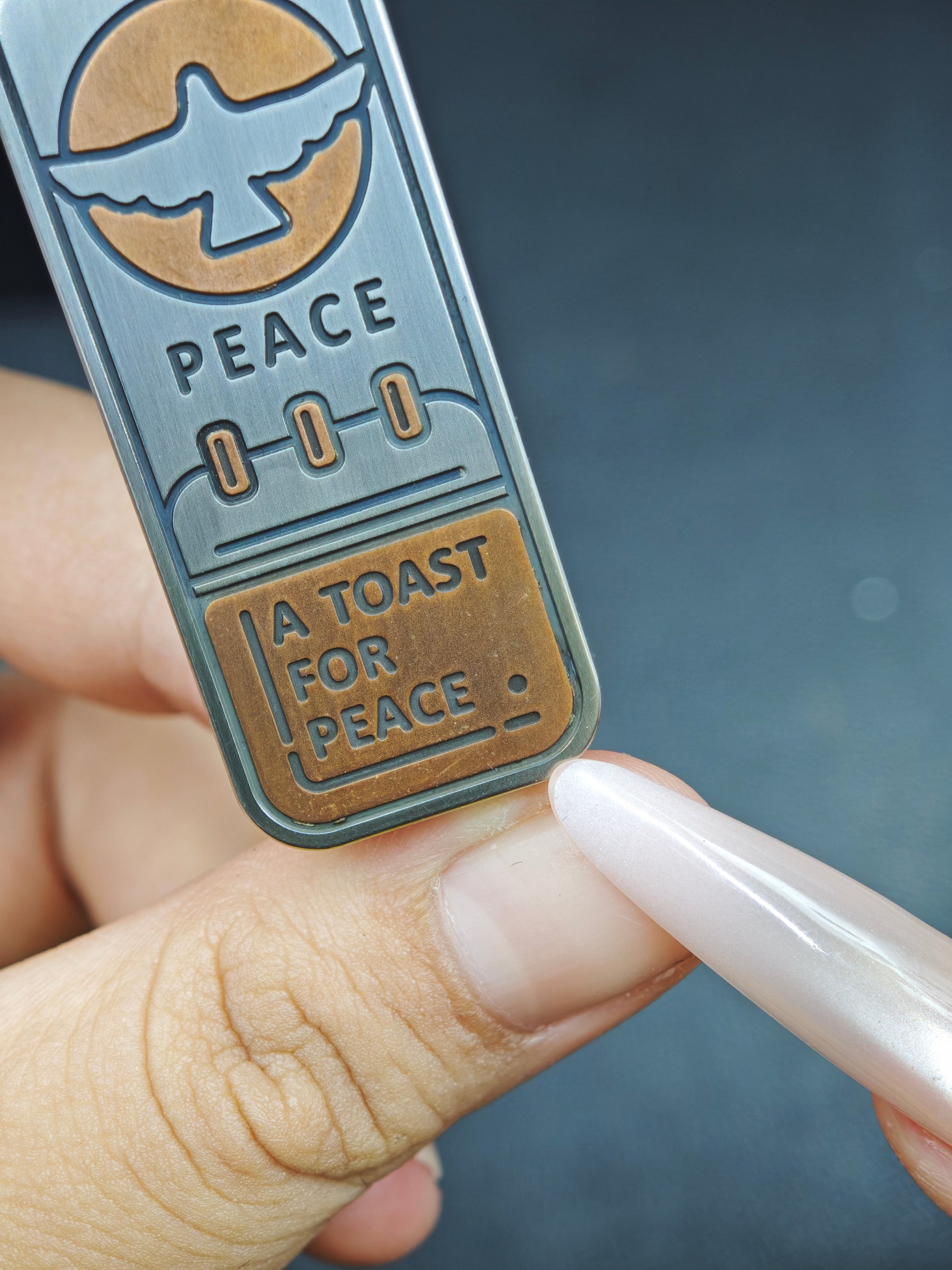 Peace Copper Stainless Steel