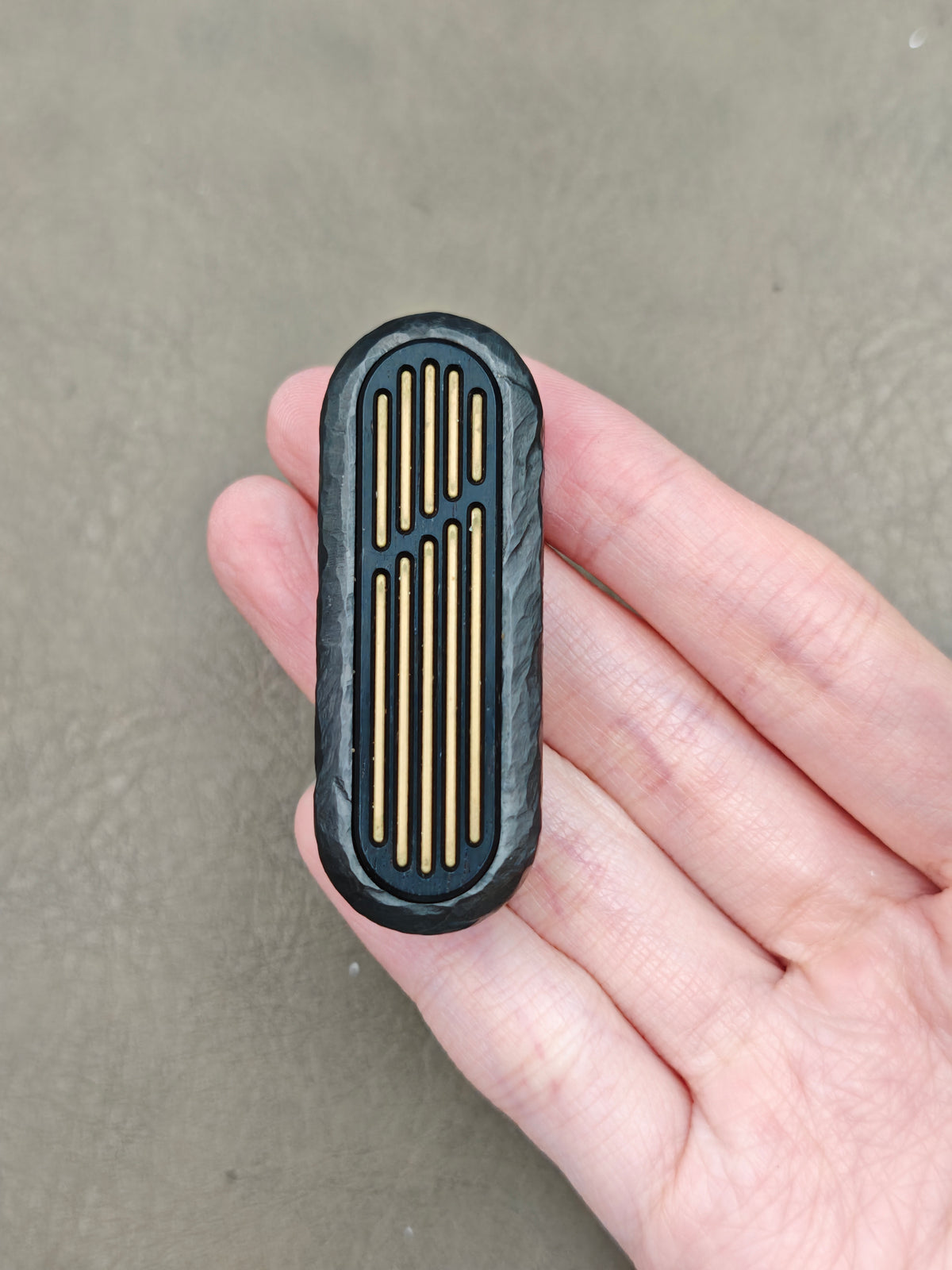 Lucky Draw Zirconium Stone Textured Engraved