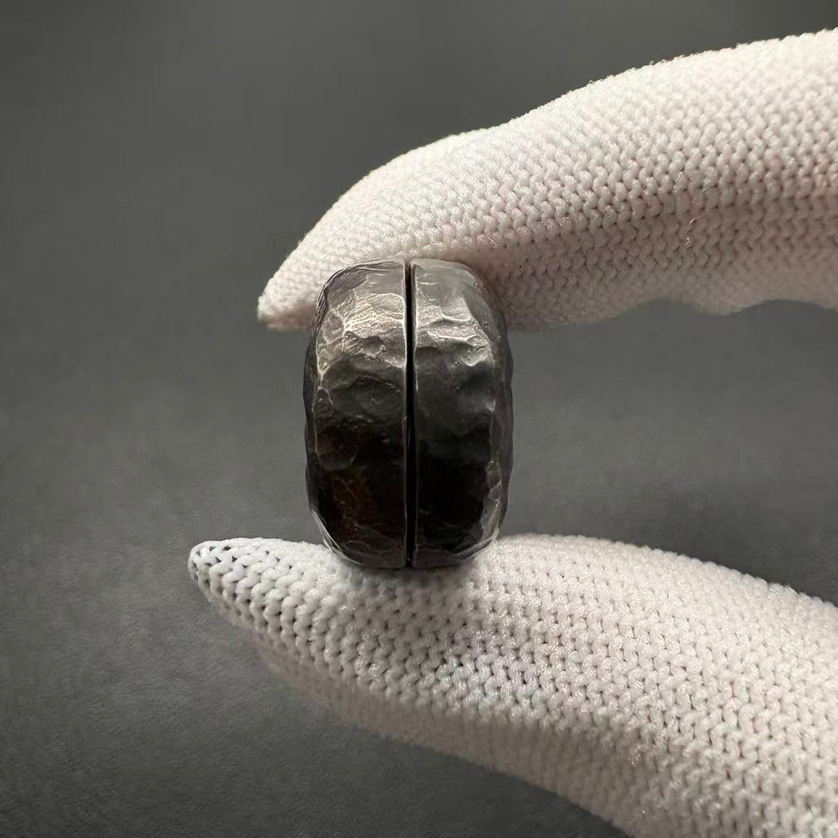 Floating Cloud Titanium Stone Textured Engraved Polished