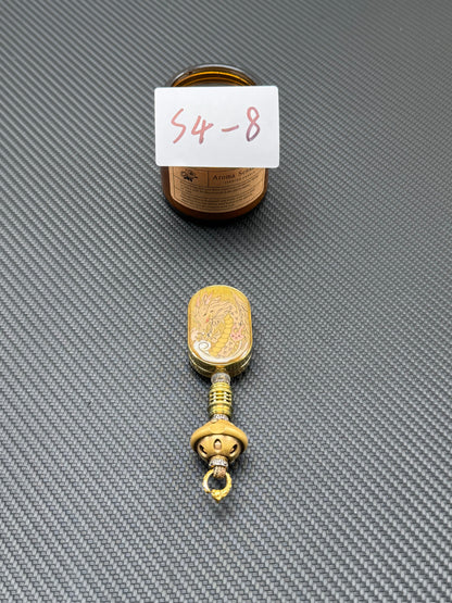 Dragon Rhythm Titanium Gold Plated Resin-Sealed