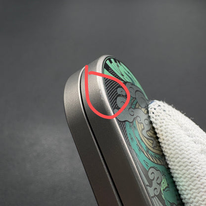 Dragon Rhythm Titanium Anodized Engraved