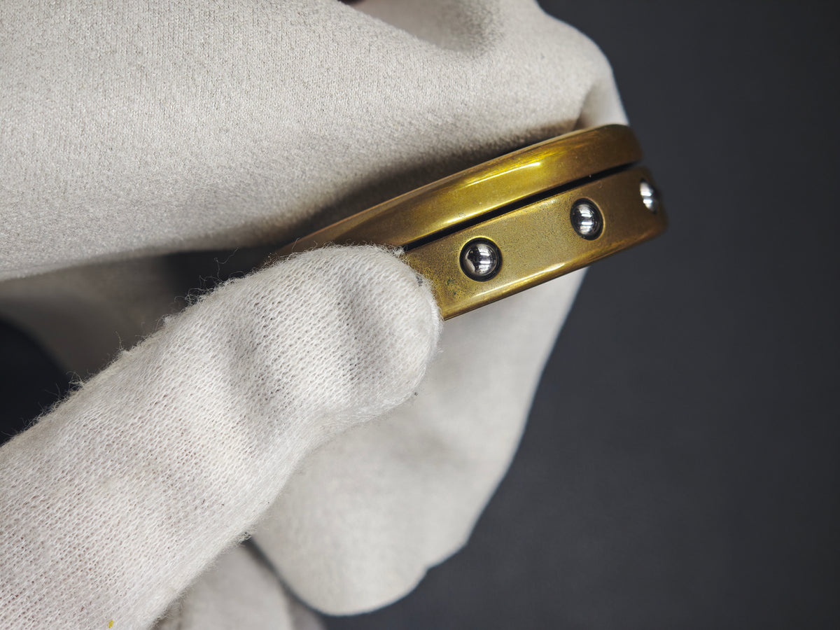 Dealer Button Brass
