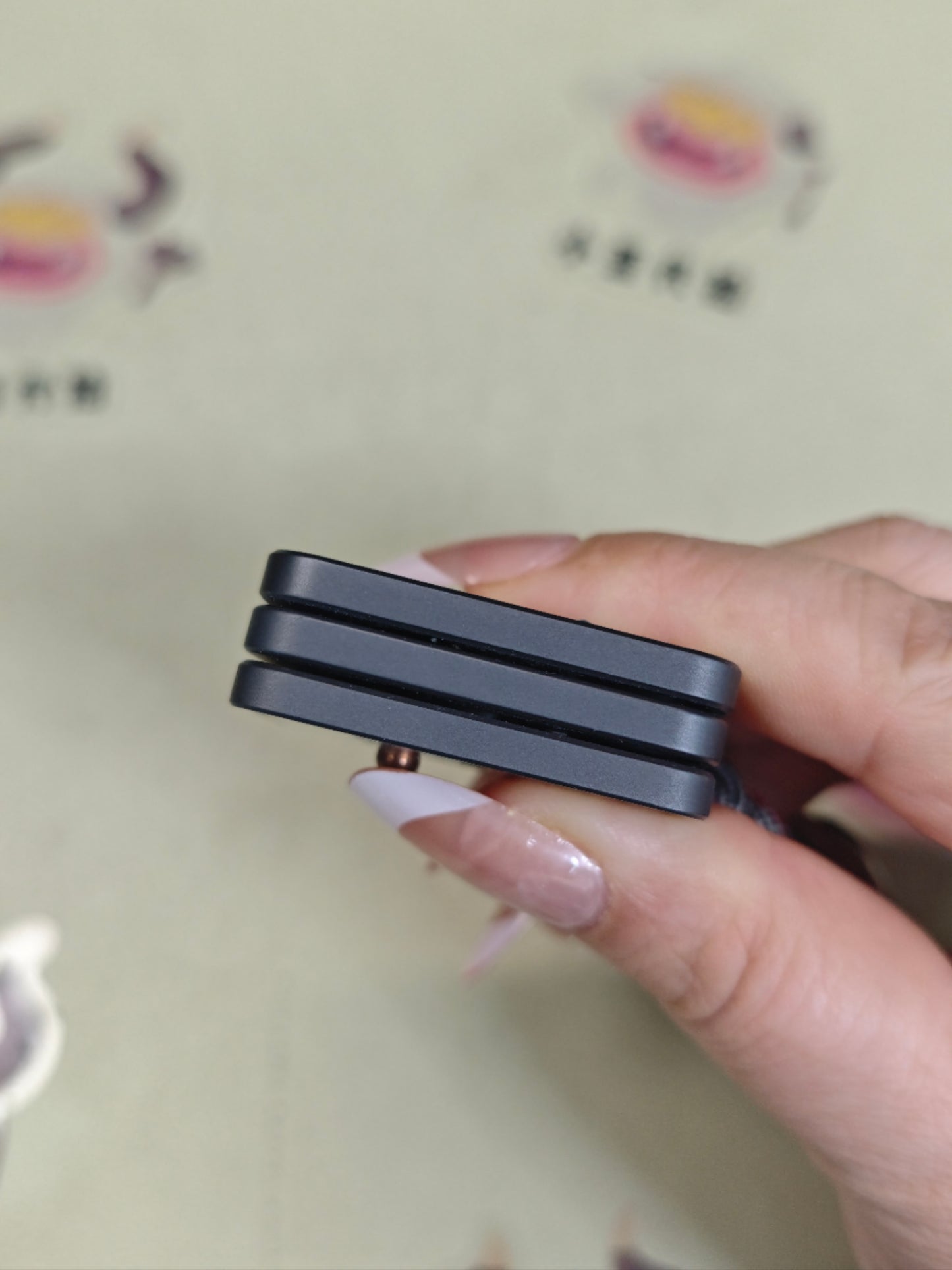 AAA Push Card Stainless Steel
