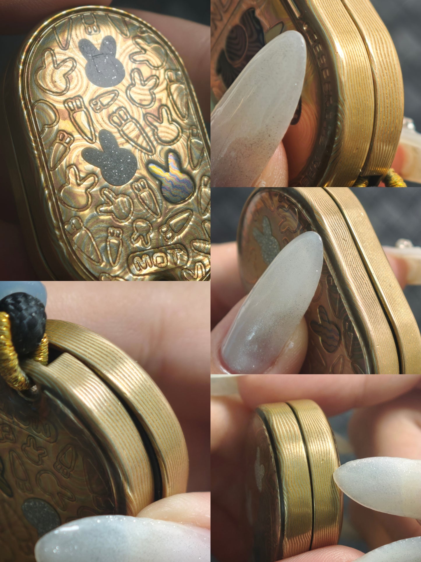 Grumpy Rabbit Rhythm Mokume