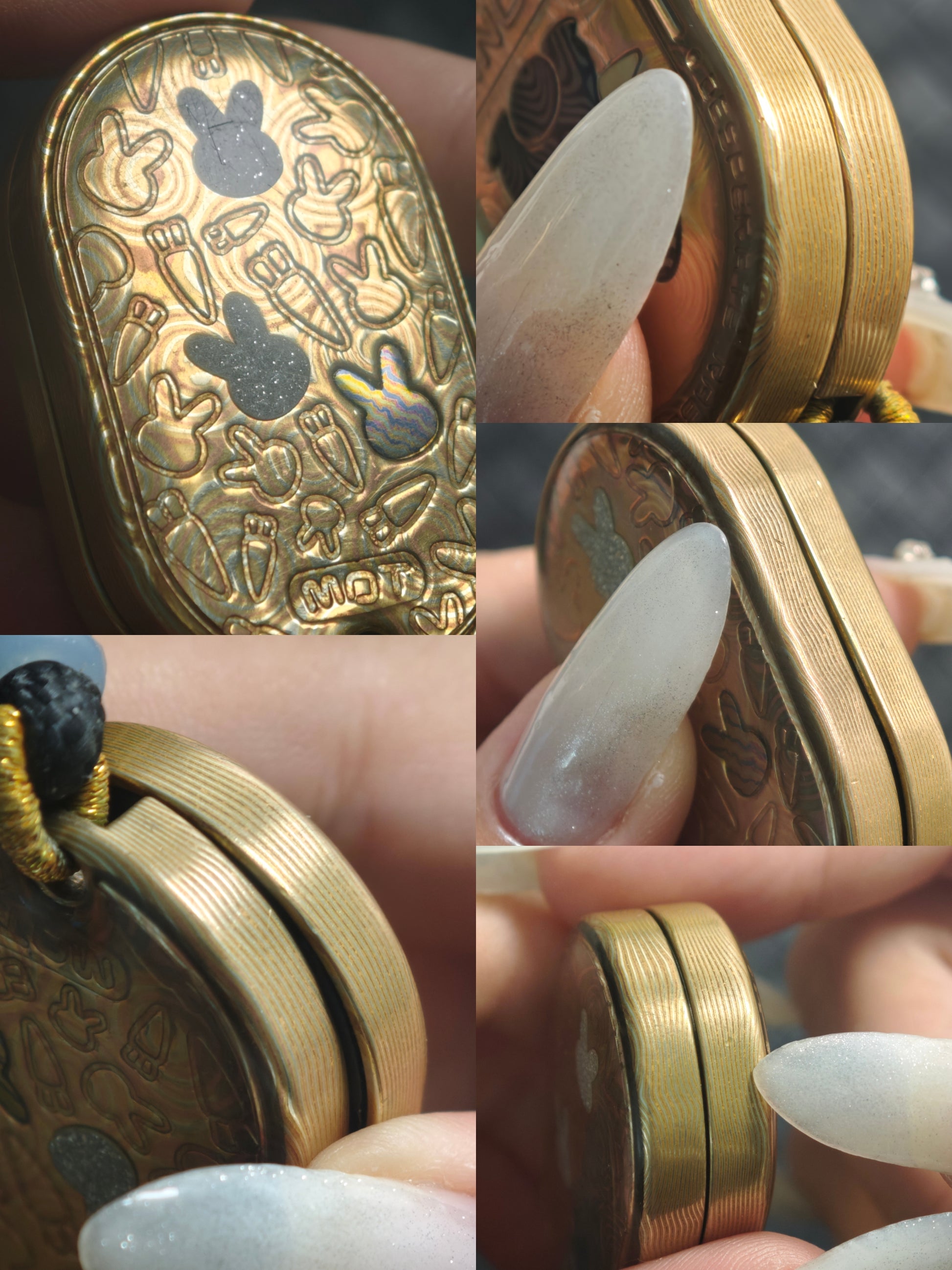 Grumpy Rabbit Rhythm Mokume