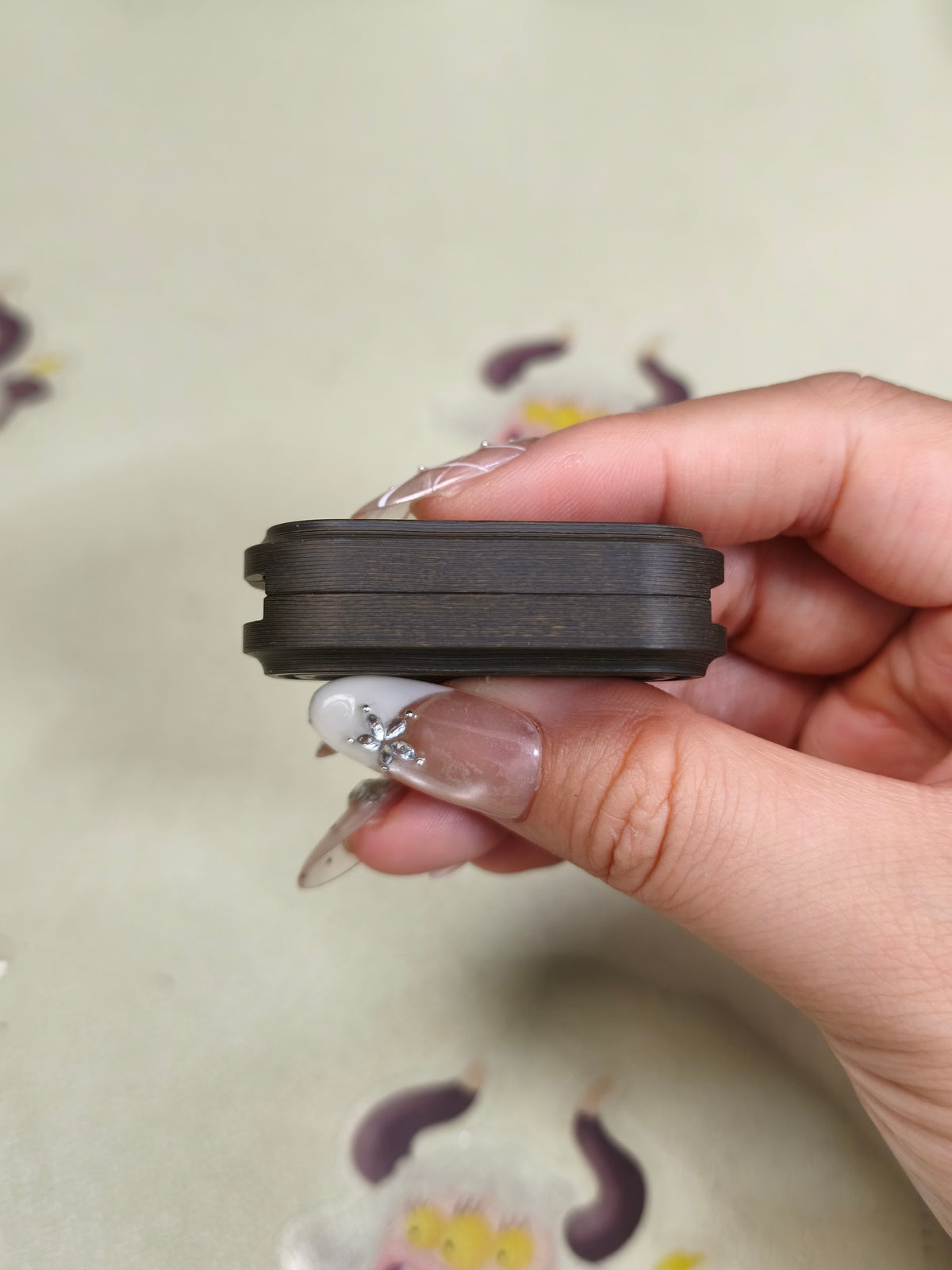 No.7 Shell Carbon Damascus