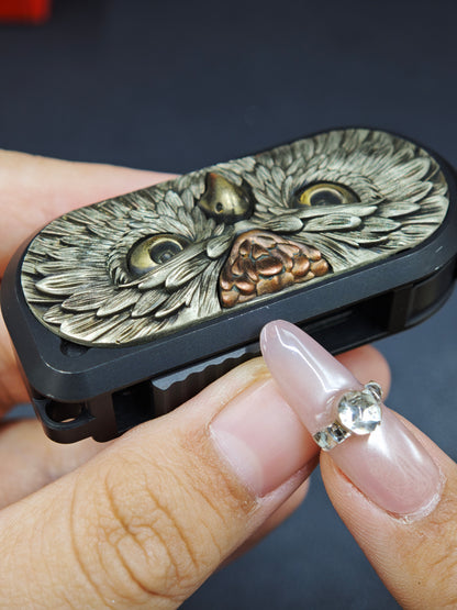 Owl Stainless Steel PVD Coated