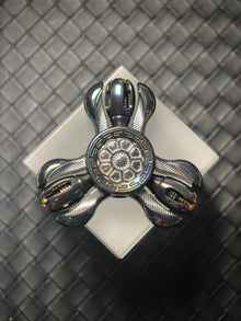 Demon Subduer Tuning Fork Bone Zirconium Oil Slick