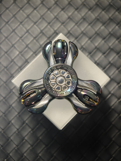 Demon Subduer Tuning Fork Bone Zirconium Oil Slick