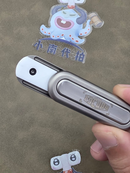 Bean+ Titanium Resin-Sealed Engraved