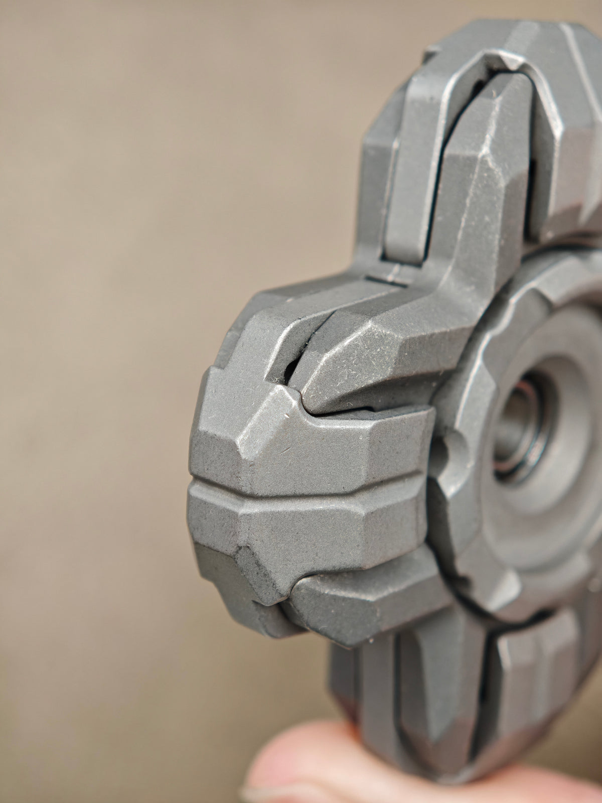 Armor Pie Shell Opening Titanium Stonewashed