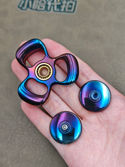 Three-Leaf Horizon Zirconium Oil Slick