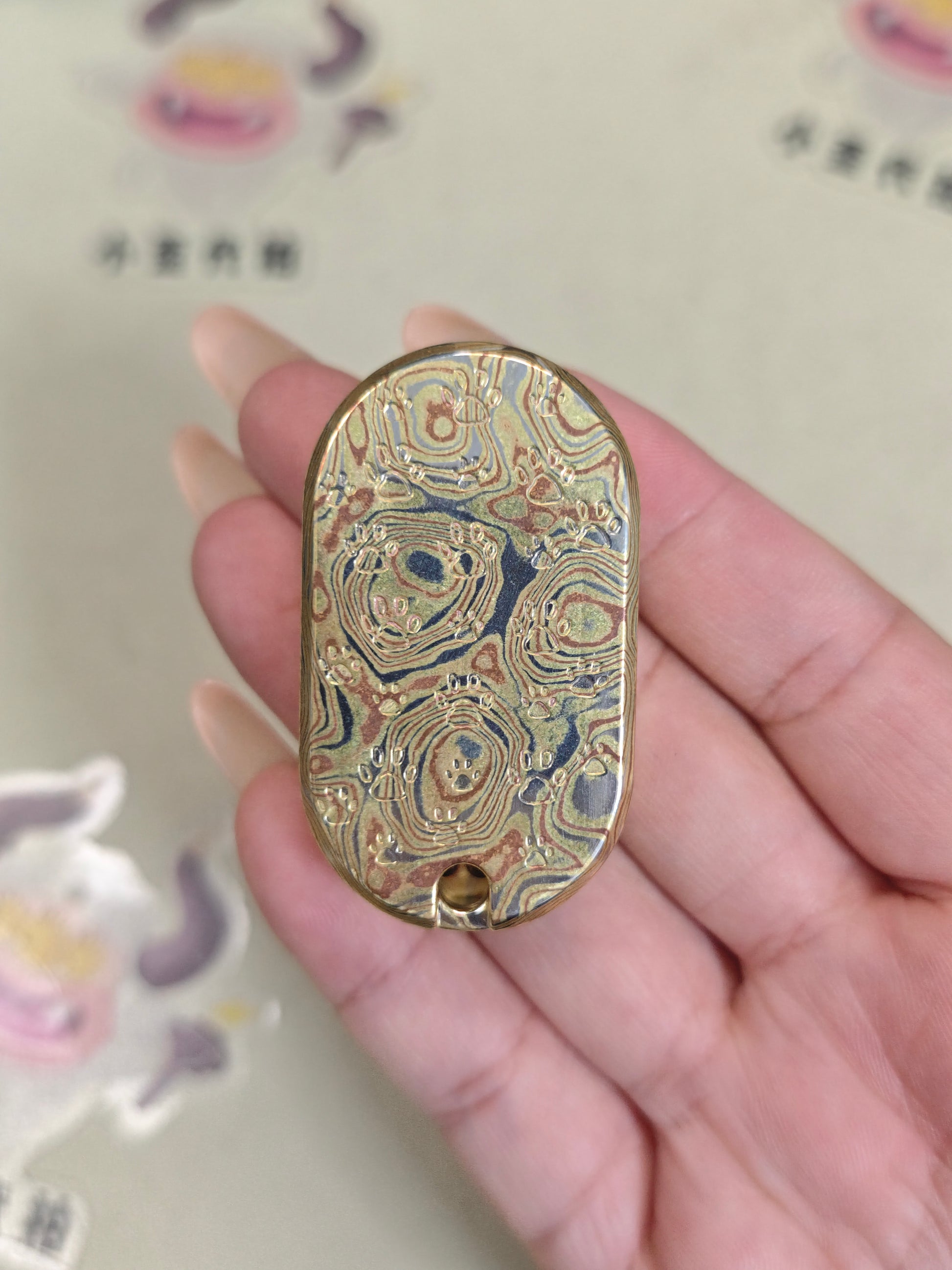 F2 Copper Mokume