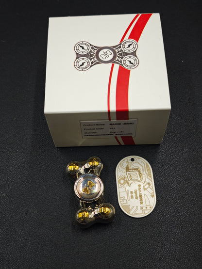Bone Engraved Cupronickel Brass