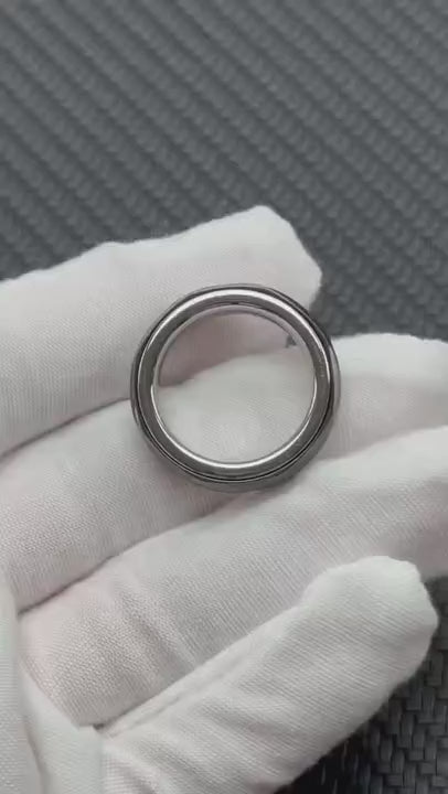 Star Spacetime Ring Stainless Steel Zirconium