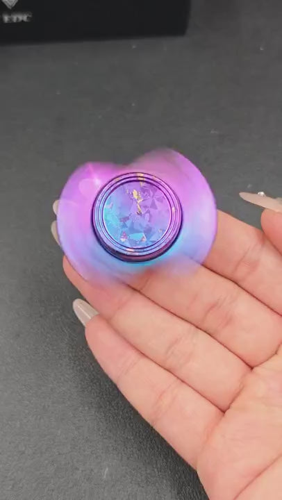 Spinner Crystallized Titanium