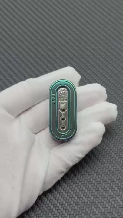 DZ Top B Precision Machined Mechanical Detent EDC Fidget Slider Zirconium