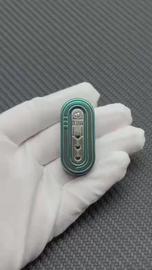 DZ Top B Precision Machined Mechanical Detent EDC Fidget Slider Zirconium